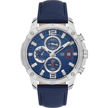 Sergio Tacchini ST.1.10453-3 Deri Kordon Fonksiyonlar Aktif Laciver Renk Erkek Kol Saati