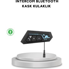 UMD Tekno BT22 Kask Bluetooth Kulaklık 5.0 Gürültü Engelleyici ve Eller Serbest Kullanım Uygun