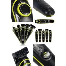 UMD Tekno 5 Başlıklı Şarjlı Tıraş Makinesi Kablosuz Saç Sakal Burun Tıraşına Uygun Uygun