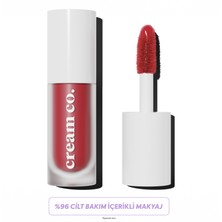 Cream Co. Allık Ruj Göz Farı Glow Tint Chilli Red | Nemlendirici Makyaj | 506 Kiremit | Hyaluronik Asit Peptit