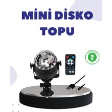 UMD Tekno Ses Duyarlı Mini Disko Küre Lamba Uygun
