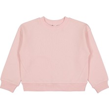 Civil Girls Düz 6-9 Yaş Sweatshirt - Pembe 9-10 Yaş