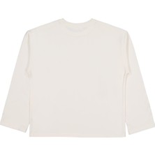 Civil Girls Stay Cool Mood Baskılı 10-13 Yaş Sweatshirt - Ekru 10-11 Yaş