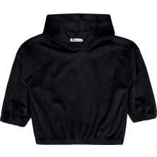 Civil Girls 2-5 Yaş Sweatshirt - Siyah 4-5 Yaş