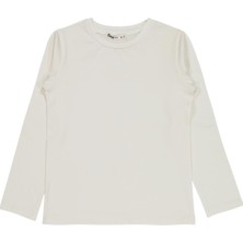 Civil Girls Basic 10-13 Yaş Sweatshirt - Ekru 10-11 Yaş