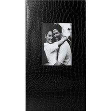 Angelphoto 300LÜK 10X15CM Aile Albümü - Deri Kaplı Foto Album 300LU Siyah