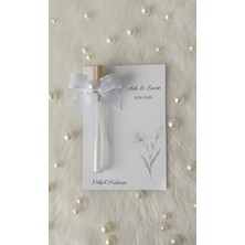 Candles Flame 10'lu Tasarım Şişe Nikah ve Nişan Hediyelik Cam Sprey Kolonya