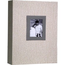 Angelphoto 13X18CM 200’LÜK "krem" Koton Desenli Fotoğraf Albümü