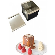 Karadağ Metal Küp Kruvasan Kalıbı 8x8 cm H:8 cm