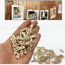 FRY Mandal Mini Ahşap Mandal (10 Adet)