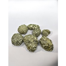 Zodyak Doğal Taş Pirit Doğal Taş Ham Kütle 1 Adet ( Orta Boy Pirit)