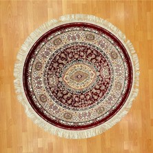 Mevlana Bazaar Yuvarlak Madalyon Desenli 150 x 150 cm Ipek Halı