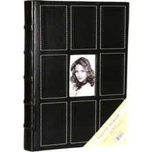 Angelphoto Lüks 10X15CM 300’LÜK Deri Kare Desenli Fotoğraf Albümü