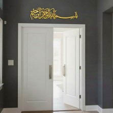 Fabrikam06 Besmele Tablo Pleksi Besmele Kapı Üstü Duvar Üstü Yapışmalı Besmele Çerçevesiz Tablo B0001