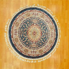 Mevlana Bazaar Yuvarlak Klasik Madalyon 150 X150 cm Ipek Halı