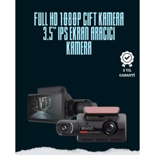 UMD Tekno Çift Lensli Araç Içi Kamera – Park Koruma, Gece Görüş ve Tarih Damgası Uygun