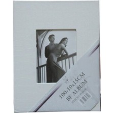 Angelphoto 10X15 cm 100’LÜK Beyaz Vinleks Deri Fotoğraf Albümü