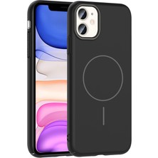Grabono Apple iPhone 11 Kılıf Kablosuz Şarj Ince Magsafe Manyetik Özellikli Elinizden Kaymaz Pürüzsüz Premium Kılıf