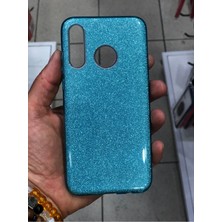 Grabono Huawei P30 Lite Kılıf Simli Parlak Sert Tpu+Pc Dayanıklı Kılıf