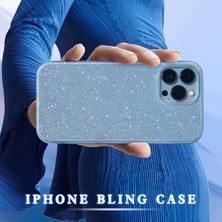 Grabono Apple Iphone 12 / 12 Pro Kılıf Simli Parlak Sert Tpu+Pc Dayanıklı Kılıf