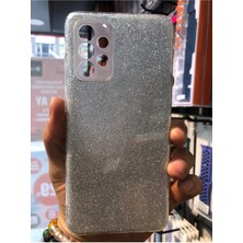 Grabono Samsung Galaxy A72 Kılıf Simli Parlak Sert Tpu+Pc Dayanıklı Kılıf