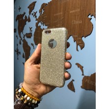 Grabono Apple Iphone 6 / Iphone 6s Kılıf Simli Parlak Sert Tpu+Pc Dayanıklı Kılıf