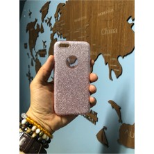 Grabono Apple iPhone 6 Plus Kılıf Simli Parlak Sert Tpu+Pc Dayanıklı Kılıf