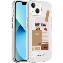 Grabono Apple iPhone 13 Kılıf Desenli Tpu Marbellos Dayanıklı ve Sert Kenarları Olan Kılıf