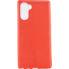 Grabono Samsung Galaxy Note 10 Kılıf Simli Parlak Sert Tpu+Pc Dayanıklı Kılıf
