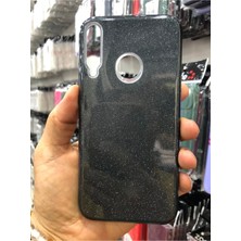 Grabono Huawei P40 Lite E Kılıf Simli Parlak Sert Tpu+Pc Dayanıklı Kılıf