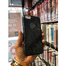 Grabono Apple iPhone 6 Plus Kılıf Simli Parlak Sert Tpu+Pc Dayanıklı Kılıf