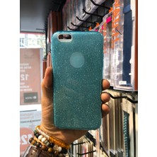 Grabono Apple iPhone 6 Plus Kılıf Simli Parlak Sert Tpu+Pc Dayanıklı Kılıf
