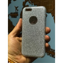 Grabono Apple Iphone 6 / Iphone 6s Kılıf Simli Parlak Sert Tpu+Pc Dayanıklı Kılıf
