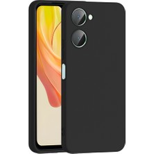 Grabono Vivo Y18 Kılıf Kamera Korumalı Kadife Iç Kaplama Mat Premium Seri V2333