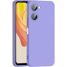 Grabono Vivo Y18 Kılıf Kamera Korumalı Kadife Iç Kaplama Mat Premium Seri V2333