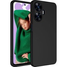 Grabono Realme C55 Kılıf Kamera Korumalıdır Kadife Iç Kaplama Mat Premium Seri