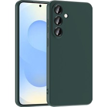 Grabono Samsung Galaxy S25 Fe Kılıf Kamera Korumalı Içi Kadife Kaplama Mat Premium Seri - Yeşil