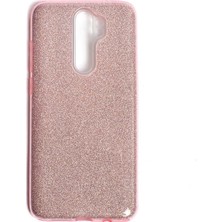 Grabono Xiaomi Redmi Note 8 Pro Kılıf Simli Parlak Sert Tpu+Pc Dayanıklı Kılıf