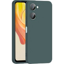 Grabono Vivo Y18 Kılıf Kamera Korumalı Kadife Iç Kaplama Mat Premium Seri V2333