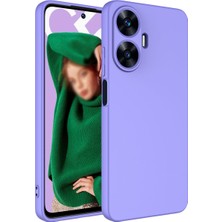 Grabono Realme C55 Kılıf Kamera Korumalıdır Kadife Iç Kaplama Mat Premium Seri