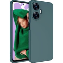 Grabono Realme C55 Kılıf Kamera Korumalıdır Kadife Iç Kaplama Mat Premium Seri