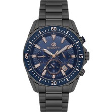 Bigotti BG.1.10570-5 Çelik Kaplama Fonksiyonlar Aktif Metalik-Siyah Erkek Kol Saati