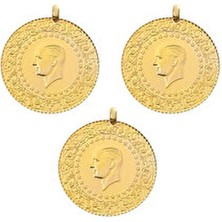 Gekas Kuyumculuk 22 Ayar Kulplu Ziynet Tam Altın 3 Adet 7 Gram Saf Altın