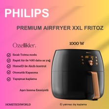 Philips Airfryer Xxl 6 Kişilik 7.3 Lt Yağsız Fritöz - Şık Tasarım - Geniş Hacim