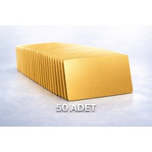 Rfgate Nfc Kart Dijital Kartvizit NTAG215 Gold - 50 Adet