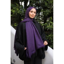 İmaj Butik Mor Ipekhan Pamuk Jakarlı Şal