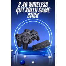 Eco Lounge Retro Game Stick Çift Kol Kablosuz Atari Oyun Konsolu 2.4g Uyumlu