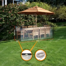 Morilu - Mobilya Koruma Örtüsü - Şeffaf Su Geçirmez Bahçe Takımı Kılıfı