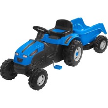 Feyza Design Renkli ve Eğlenceli Pedallı Mini Traktör, Çocuklar Için Harika Oyun Aracı