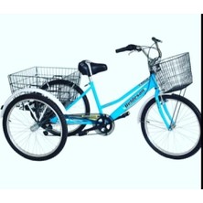 Feyza Design 3 Tekerlekli 24 Jant 6 Vites Kargo Bisikleti - Pratik ve Şık Tasarım